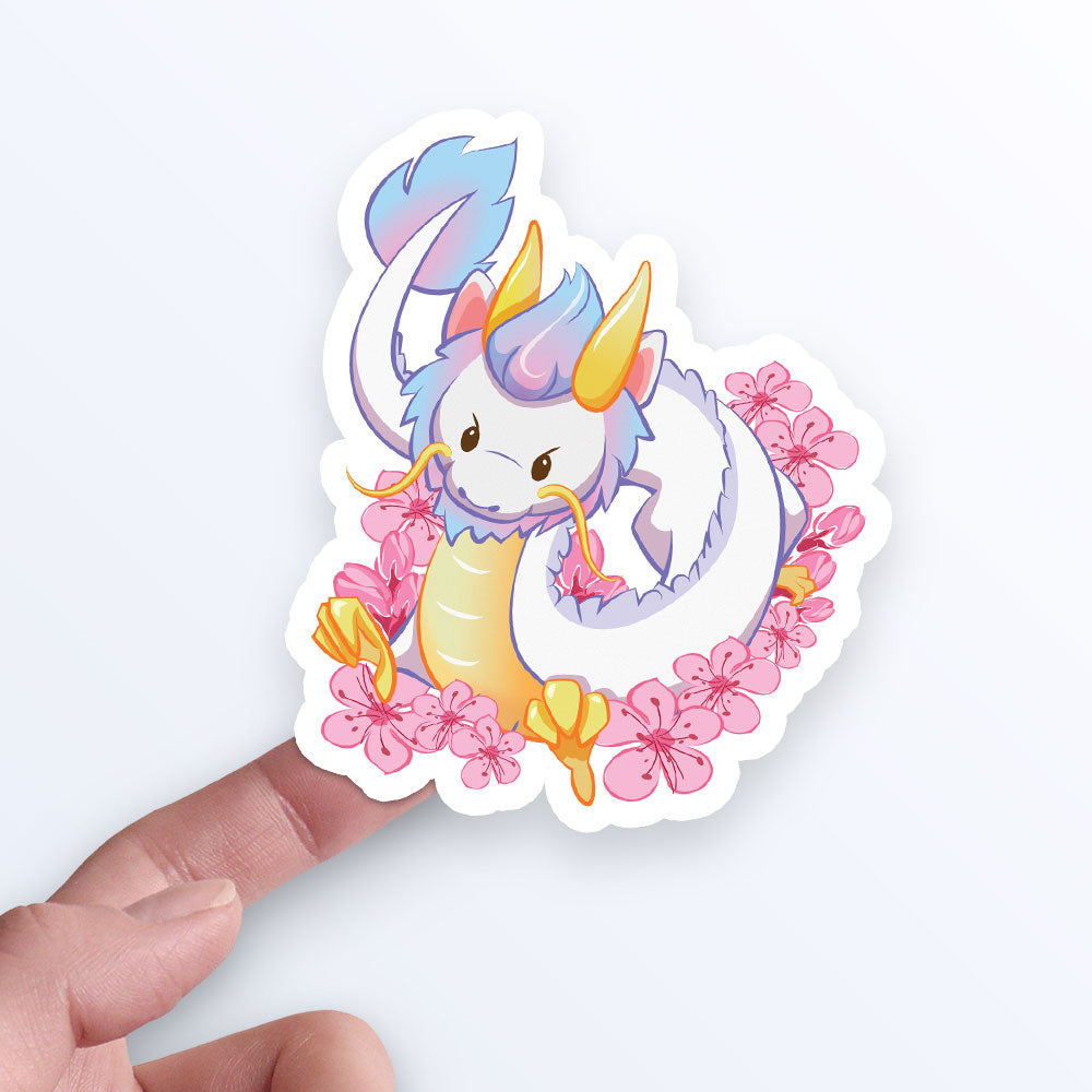 Chinese Zodiac Year of Dragon Kawaii Sticker on hand