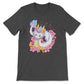 Chinese Zodiac Year of Dragon Kawaii T-shirt - Dark Grey Heather