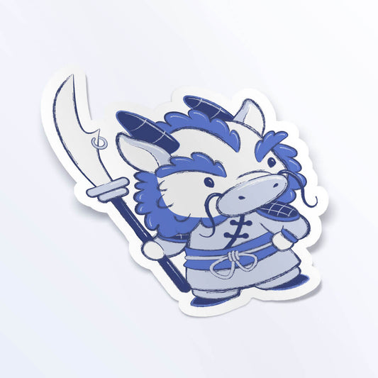 Dragon Warrior Chinese Zodiac Kawaii Sticker