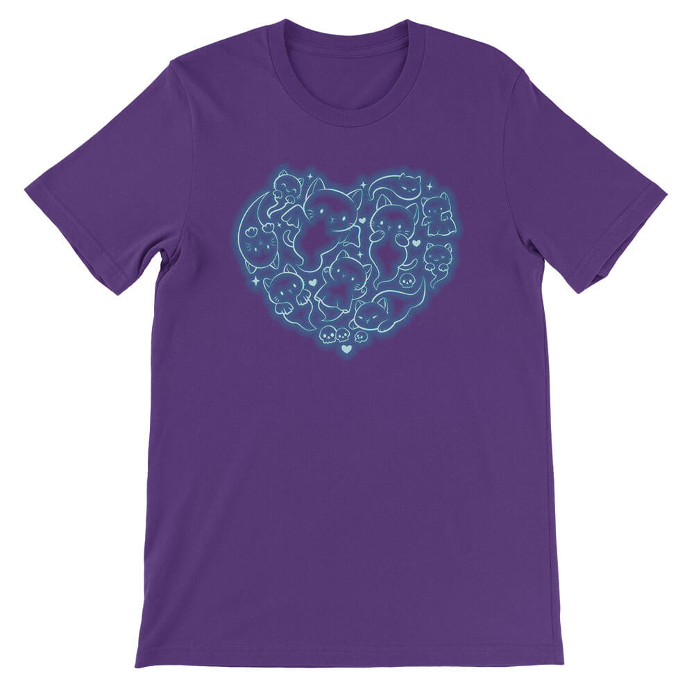 Halloween Cat Ghosts Kawaii T-shirt