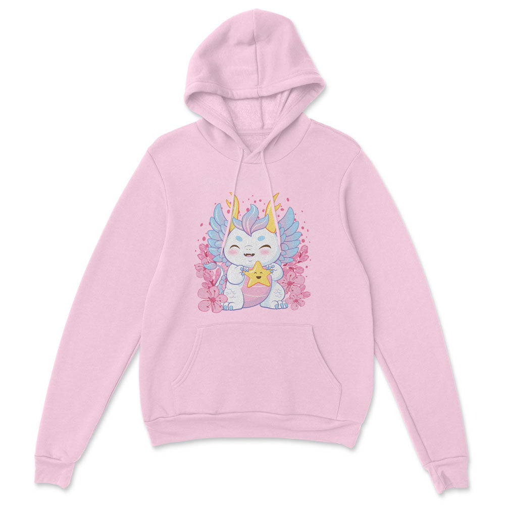 My Lucky Star Kawaii Dragon Hoodie - pink