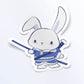 Rabbit Warrior Chinese Zodiac Kawaii Sticker
