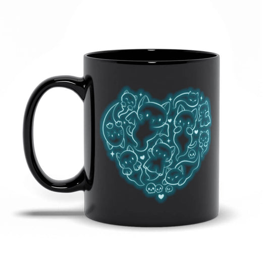 Spooky Kawaii Cat Ghosts Cute Mug 11 oz