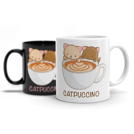 Catpuccino Cute Coffee Cats Kawaii Mug