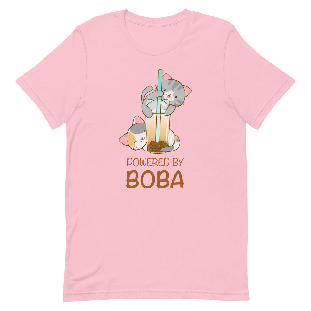 Cute Boba Cats Kawaii T-Shirt S / Pink