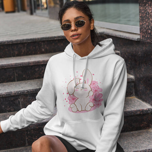 Cute Bunny Year of Rabbit Kawaii Hoodie