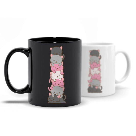Cute Kawaii Cat Demigirl Pride Mug