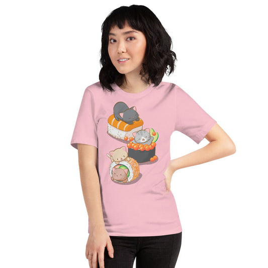 Cute Sushi Cats Kawaii T-Shirt