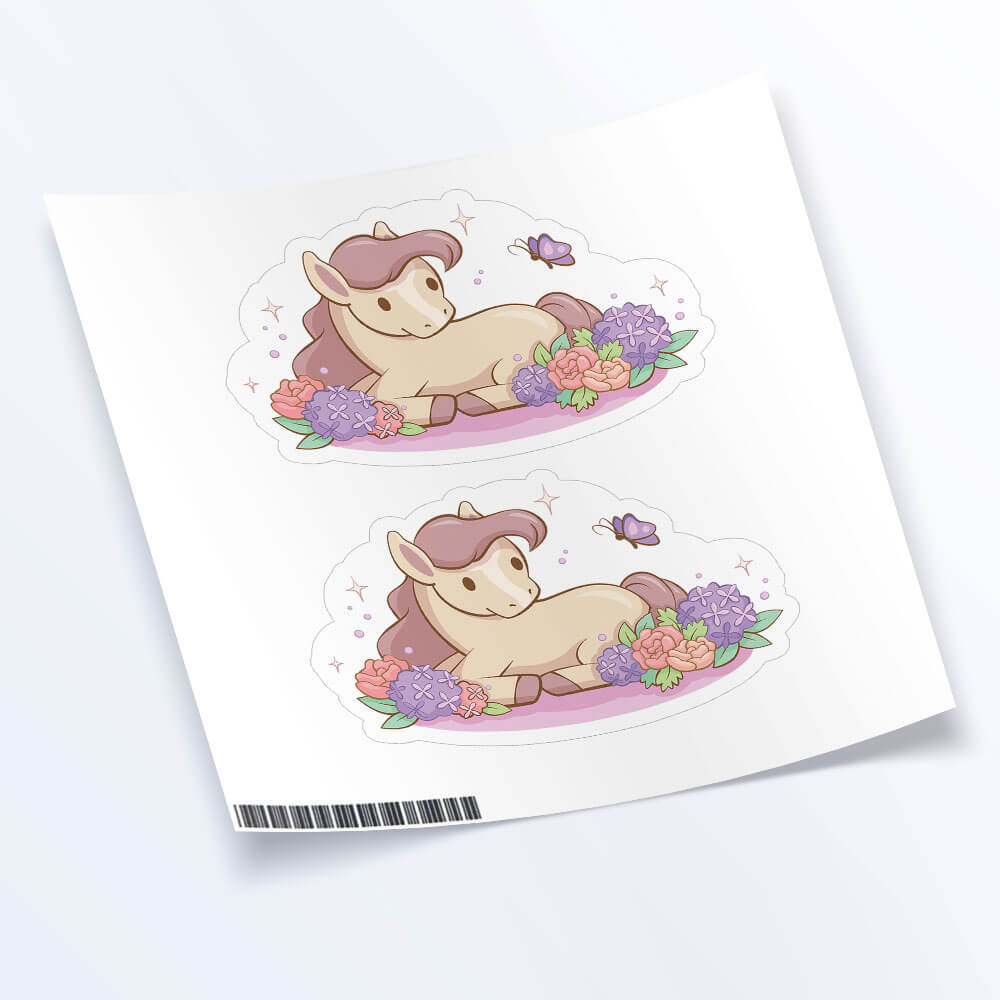 Kawaii Horse Sticker