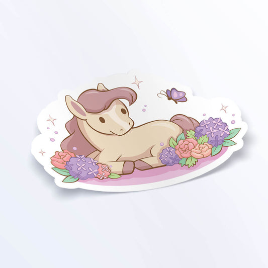 Kawaii Horse Sticker