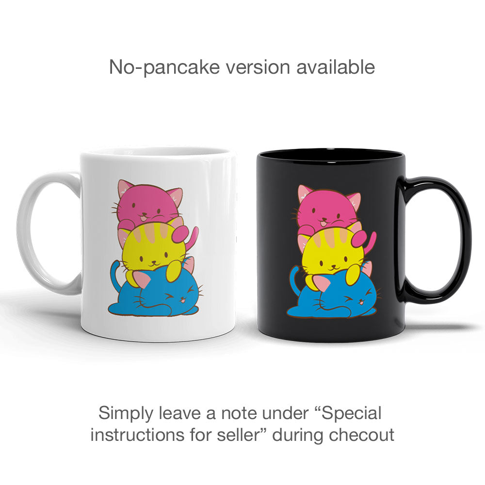 Pansexual Pride Cute Kawaii Cat Mug
