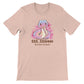 Be Kind or Be Quiet Cute Snake Kawaii T-shirt - Heather Peach