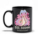 Be Kind or Be Quiet Kawaii Snake Cute Mug - Black 11 oz