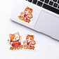 Bon Appetit Tamale Cat Kawaii Stickers for laptop
