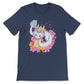 Chinese Zodiac Year of Dragon Kawaii T-shirt - Navy