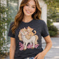 Cute Cat and Horse Kawaii T-shirt for women