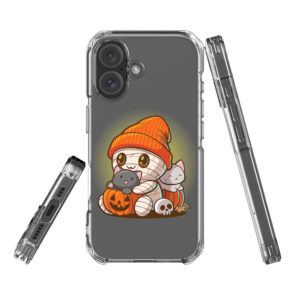 Cute Mummy and Cats Kawaii Phone Case - 3 views