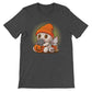 Cute Mummy and Kittens Kawaii T-shirt - dark grey heather