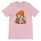 Cute Mummy and Kittens Kawaii T-shirt - pink