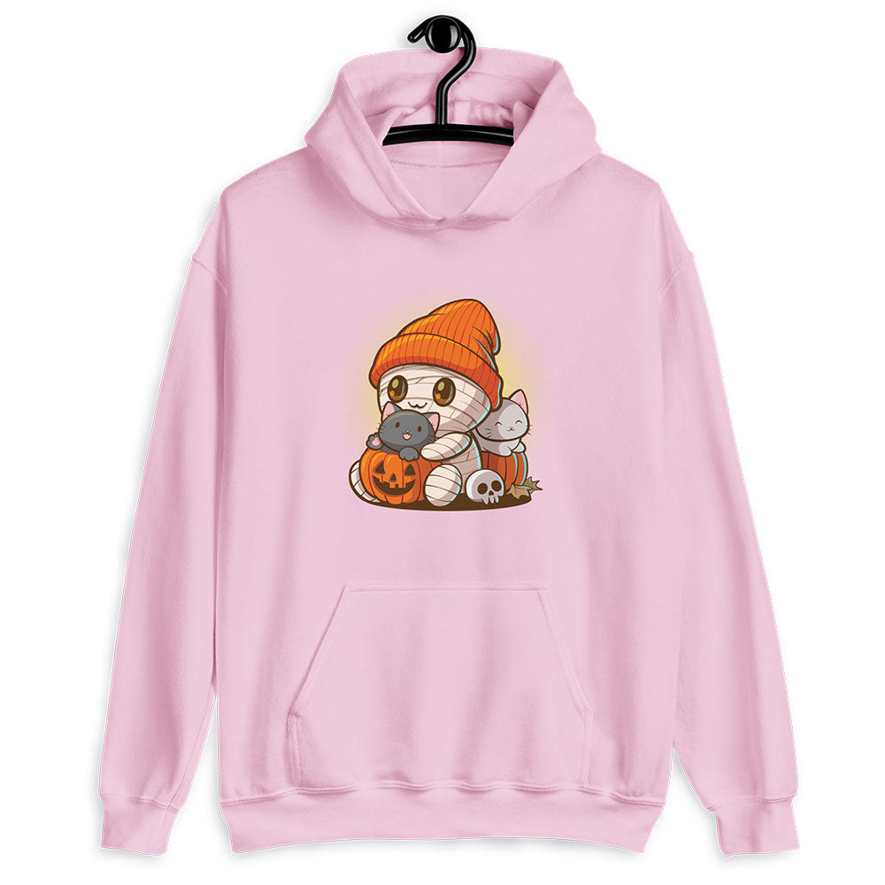 Cute Mummy and Kitty Cats Kawaii Hoodie - Pink