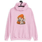 Cute Mummy and Kitty Cats Kawaii Hoodie - Pink