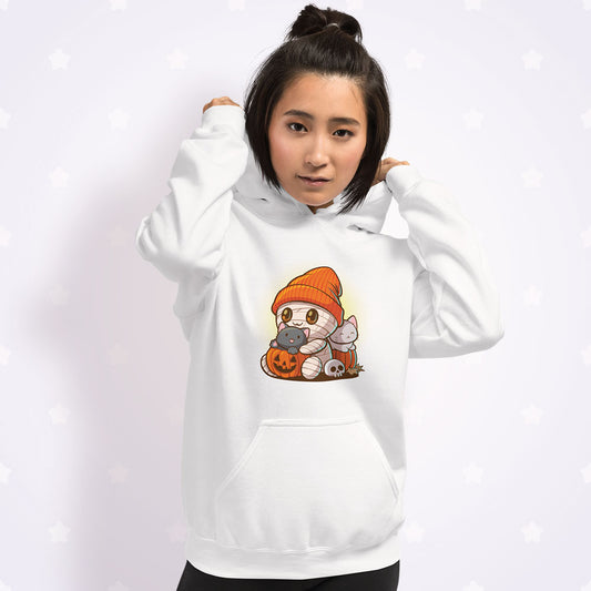 Cute Mummy and Kitty Cats Kawaii Hoodie for women