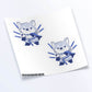 Dog Warrior Chinese Zodiac Kawaii Sticker sheet set of 2