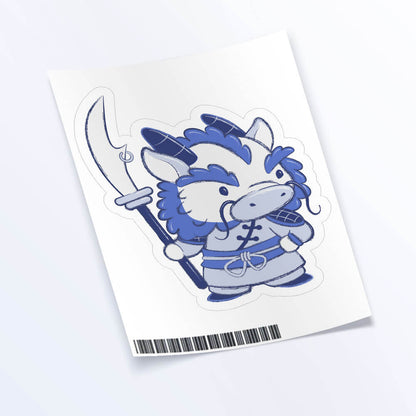 Dragon Warrior Chinese Zodiac Kawaii Sticker Sheet