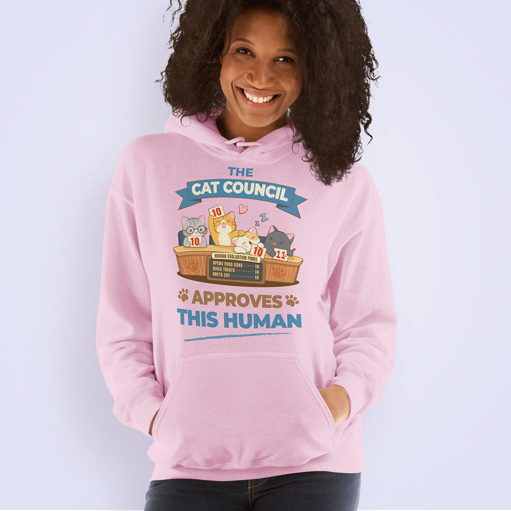 Funny Cat Council Kawaii Hoodie for women
