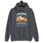 Funny Cat Council Kawaii Hoodie - Dark Grey Heather