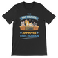 Funny Cat Council Kawaii T-shirt - black
