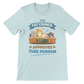 Funny Cat Council Kawaii T-shirt - Heather Ice Blue