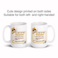Funny Cat Review Purrfect Cat Mom Cute Mug printed on both sides