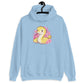 Golden Snake Kawaii Hoodie - Blue