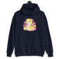 Golden Snake Kawaii Hoodie - Navy