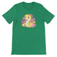 Golden Snake Kawaii T-shirt_Kelly Green