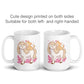 Kawaii Cat and Horse Cute Mug, printed on both sides