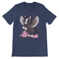 Kawaii Pegasus Year of Horse T-shirt - Heather Navy