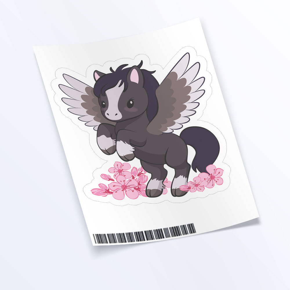Kawaii Pegasus and Horse Cute Stickers - Pegasus Sticker