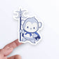 Monkey Warrior Chinese Zodiac Kawaii Sticker on hand