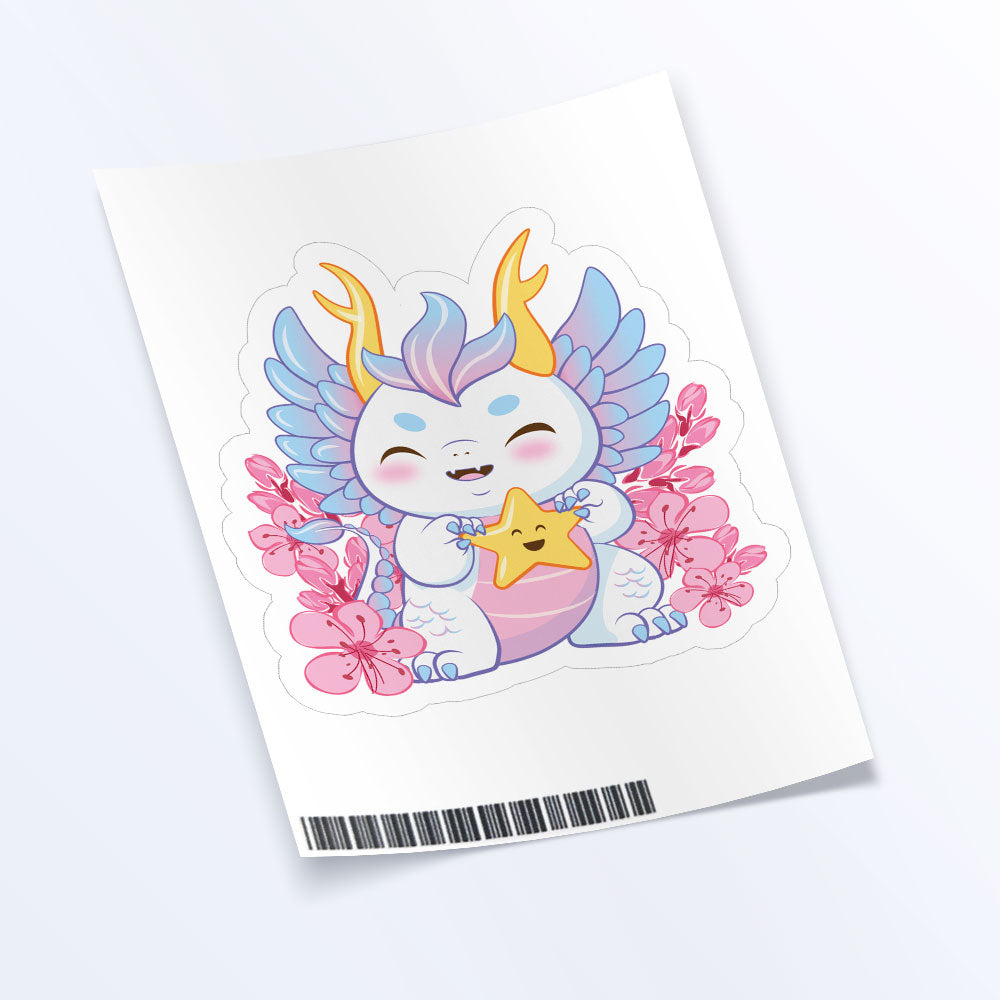 My Lucky Star Cute Dragon Kawaii Sticker sheet