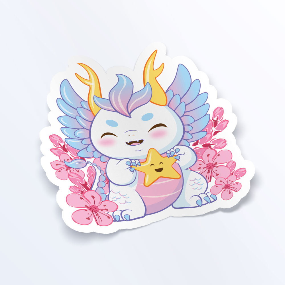 My Lucky Star Cute Dragon Kawaii Sticker