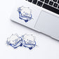 Pig Warrior Chinese Zodiac Kawaii Stickers for laptop