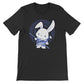 Rabbit Warrior Chinese Zodiac Kawaii T-shirt - Black