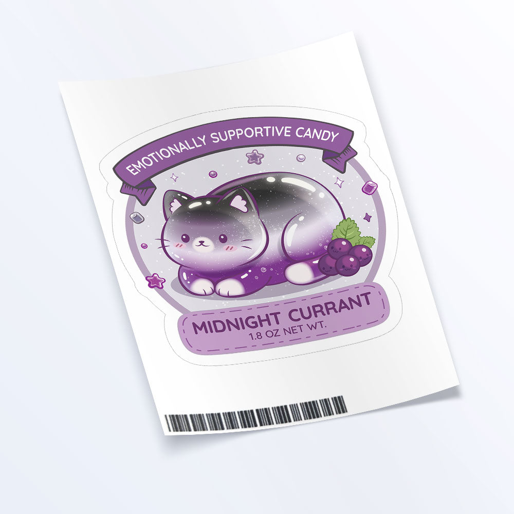 Subtle Asexual Pride Cute Cat Loaf Sticker Sheet