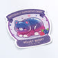 Subtle Bisexual Pride Cute Cat Loaf Sticker