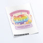 Subtle LGBTQ Rainbow Pride Cute Cat Loaf Sticker Sheet