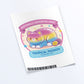 Subtle Pansexual Pride Cute Cat Loaf Sticker Sheet
