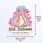 Year of Snake Kawaii Stickers - Be Kind or Be Quiet Cute Snake Measurements