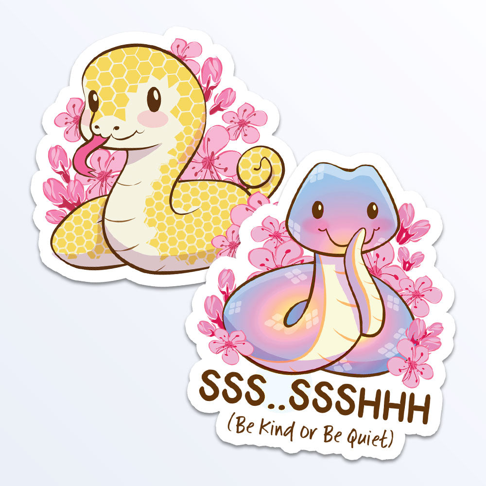 Year of Snake Kawaii Stickers